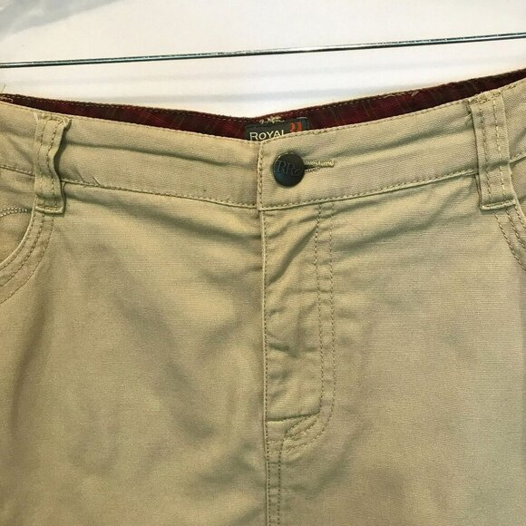 Royal Robbins Skirt Stretchy Cotton Women's Size 14 in Light Tan Outdoors Active - Picture 2 of 13